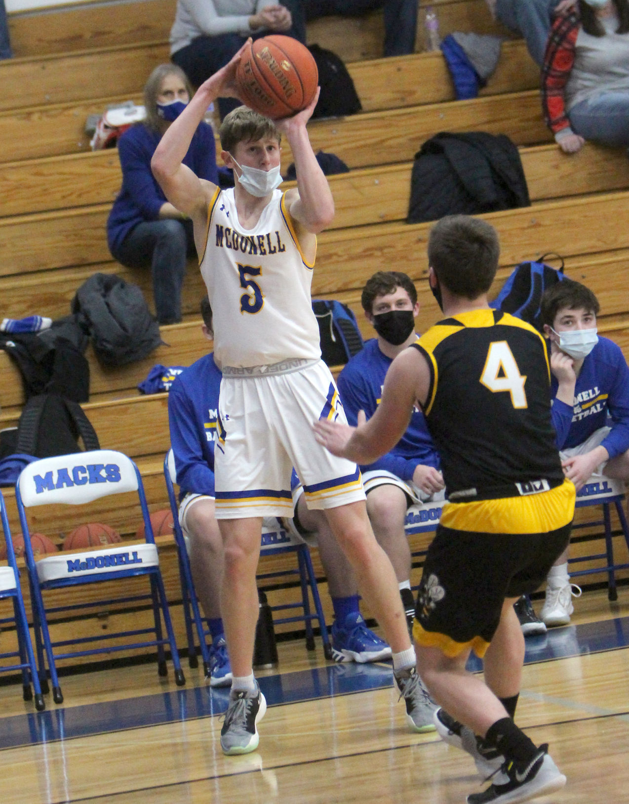 Cadott at McDonell boys basketball 1-18-21